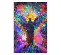 75x50cm/1000pcs Jigsaw Puzzles for Teenagerss Vivid Abstract Angel Jigsaw Brain Teaser Game Wall Decoration Unique Birthday And Xmas Gifts 75x50cm/1000pcs