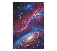 75x50cm/1000pcs Jigsaw Puzzles for Teenagerss Voyage Through The Cosmos Teenagers Puzzles Relax Games Perfect Decoration Christmas Birthday Gifts 75x50cm/1000pcs