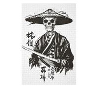 75x50cm/1000pcs Jigsaw Puzzles Japanese Skeleton Legend Puzzle for Adults Relaxing Games Precision Cutting Unique Birthday And Xmas Gifts 75x50cm/1000pcs