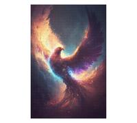 75x50cm/1000pcs Jigsaw Puzzles- Mystical Phoenix Jigsaws for Adults Brain Teaser Game Precision Cutting Deal As Gifts for The Whole Family 75x50cm/1000pcs