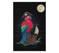 75x50cm/1000pcs Jigsaw Puzzles- Pirate Parrot on Ship Jigsaws for Adults Brain Teaser Game Precision Cutting Deal As Gifts for The Whole Family 75x50cm/1000pcs