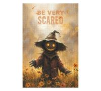 75x50cm/1000pcs Jigsaw Puzzles- Scary Halloween Jigsaws for Adults Brain Teaser Game Precision Cutting Deal As Gifts for The Whole Family 75x50cm/1000pcs