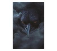 75x50cm/1000pcs Jigsaw Puzzles Wild Crow Halloween Poster Puzzle for Adults Relaxing Games Precision Cutting Unique Birthday And Xmas Gifts 75x50cm/1000pcs