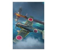 75x50cm/1000pcs Jigsaw Puzzles- World War 2 Nakajima Ki-84 Jigsaws for Adults Brain Teaser Game Precision Cutting Deal As Gifts for The Whole Family 75x50cm/1000pcs