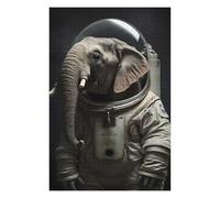 75x50cm/1000pcs Jigsaws Adults Puzzles Astronaut Elephant Adult Jigsaw Puzzle Relax Games Difficult Challenge Birthday And Unique Gifts 75x50cm/1000pcs