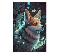 75x50cm/1000pcs Jigsaws Adults Puzzles Corgi Dog Adult Jigsaw Puzzle Relax Games Difficult Challenge Birthday And Unique Gifts 75x50cm/1000pcs