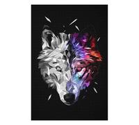 75x50cm/1000pcs Jigsaws Adults Puzzles Cosmic Wolf Adult Jigsaw Puzzle Relax Games Difficult Challenge Birthday And Unique Gifts 75x50cm/1000pcs