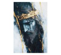 75x50cm/1000pcs Jigsaws Adults Puzzles Crowned Jesus in Marble Adult Jigsaw Puzzle Relax Games Difficult Challenge Birthday And Unique Gifts 75x50cm/1000pcs