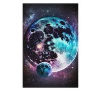 75x50cm/1000pcs Jigsaws Adults Puzzles Gifts Cosmic Moonlit Journey Puzzle for Adults Hands-on Game Wall Decoration Gifts for Friends And Family 75x50cm/1000pcs