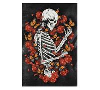 75x50cm/1000pcs Jigsaws Adults Puzzles Gifts Skull Monarch Butterfly Jigsaw Puzzle Hands-on Game Presents for Women Gifts for Friends And Family 75x50cm/1000pcs