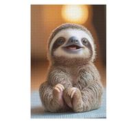 75x50cm/1000pcs Jigsaws Adults Puzzles Gifts Smiling Sloth Jigsaw Puzzle Hands-on Game Presents for Women Gifts for Friends And Family 75x50cm/1000pcs