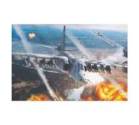 75x50cm/1000pcs Jigsaws Adults Puzzles Gifts Sukhoi Su 25 Puzzle for Adults Hands-on Game Wall Decoration Gifts for Friends And Family 75x50cm/1000pcs