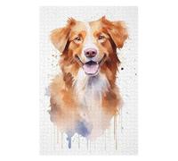 75x50cm/1000pcs Jigsaws Adults Puzzles Nova Scotia Duck Retriever Adult Jigsaw Puzzle Family Games Stress Reliever for Is Ideal As A Gift 75x50cm/1000pcs