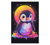 75x50cm/1000pcs Jigsaws Colorful Penguin And Moon Puzzles for Adults Anti-Stress Toys Pattern Assembly Deal As Gifts for The Whole Family 75x50cm/1000pcs