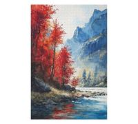 75x50cm/1000pcs Jigsaws Crimson Cliffs Serenity Puzzles for Adults Anti-Stress Toys Pattern Assembly Deal As Gifts for The Whole Family 75x50cm/1000pcs