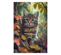 75x50cm/1000pcs Jigsaws for Adults Puzzle Cute Kitten Jigsaws for Adults Family Game Difficult Hard Gifts for Friends And Family 75x50cm/1000pcs