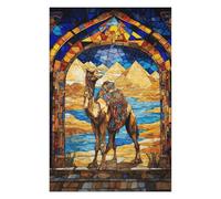 75x50cm/1000pcs Jigsaws for Adults Puzzle Egyptian Pyramids Camel Jigsaws for Adults Family Game Difficult Hard Gifts for Friends And Family 75x50cm/1000pcs