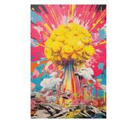 75x50cm/1000pcs Jigsaws for Adults Puzzle Nuclear Explosion Teenagers Puzzles Brain Teaser Game Analysis And Logic Gifts for Friends And Family 75x50cm/1000pcs