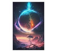 75x50cm/1000pcs Jigsaws for Adults Puzzle Stellar Sunset Galaxy Adult Jigsaw Puzzle Relaxing Games Wall Decoration Gifts for Friends And Family 75x50cm/1000pcs