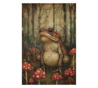 75x50cm/1000pcs Jigsaws for Adults Puzzle Toad in The Mushrooms Jigsaw for Adults Toy Wall Decor Hand Speed Race Gifts for Friends And Family 75x50cm/1000pcs