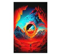 75x50cm/1000pcs Jigsaws for Adults Puzzle Volcanic Eclipse Wonder Adult Puzzles Hands-on Game Birthday Present Birthday Present, Gifts, 75x50cm/1000pcs