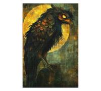 75x50cm/1000pcs Jigsaws for Adults Ravens Glow Adult Jigsaw Puzzle Hands-on Game Staycation Kill Time Educational Challenge 75x50cm/1000pcs