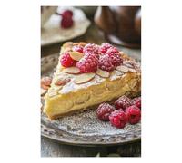 75x50cm/1000pcs Jigsaws for Teenagerss Almond Raspberry Tart Jigsaw Puzzle Relaxing Games Difficult Challenge Challenging To Complete 75x50cm/1000pcs