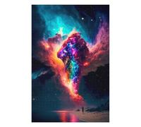 75x50cm/1000pcs Jigsaws for Teenagerss Cosmic Explosion Jigsaws for Adults Toy Wall Decor Home Decoration Challenging To Complete 75x50cm/1000pcs