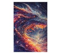 75x50cm/1000pcs Jigsaws for Teenagerss Galactic Dragon Dance -1 Jigsaw Puzzle Relaxing Games Difficult Challenge Challenging To Complete 75x50cm/1000pcs