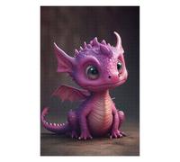 75x50cm/1000pcs Jigsaws for Teenagerss Puzzle Adorable Pink Dragonling Puzzles for Adults Hands-on Game Home Decoration for Is Ideal As A Gift 75x50cm/1000pcs