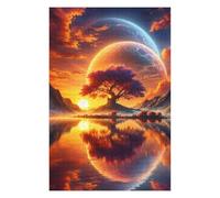75x50cm/1000pcs Jigsaws for Teenagerss Puzzle Astral Sunset Dreamscape Puzzles for Adults Hands-on Game Home Decoration for Is Ideal As A Gift 75x50cm/1000pcs
