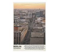 75x50cm/1000pcs Jigsaws for Teenagerss Puzzle Berlin Puzzles for Adults Hands-on Game Home Decoration for Is Ideal As A Gift 75x50cm/1000pcs
