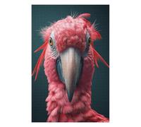 75x50cm/1000pcs Jigsaws for Teenagerss Puzzle Big Pink Parrot Bird Art Jigsaws for Adults Relax Games Precision Cutting Birthday And Unique Gifts 75x50cm/1000pcs