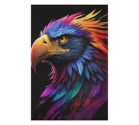 75x50cm/1000pcs Jigsaws for Teenagerss Puzzle Eagle Splash Painting Puzzles for Adults Hands-on Game Home Decoration for Is Ideal As A Gift 75x50cm/1000pcs