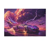 75x50cm/1000pcs Jigsaws for Teenagerss Puzzle Electric Storm Speedster -4 Jigsaw Puzzle Family Game Enhance Memory Birthday And Unique Gifts 75x50cm/1000pcs