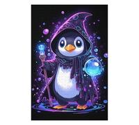 75x50cm/1000pcs Jigsaws for Teenagerss Puzzle Penguin Bubble Wizard Jigsaw Family Games Precision Cutting Unique Gifts for Birthday And Christmas 75x50cm/1000pcs