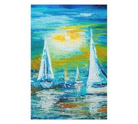 75x50cm/1000pcs Jigsaws for Teenagerss Puzzle Regatta Puzzles for Adults Hands-on Game Home Decoration for Is Ideal As A Gift 75x50cm/1000pcs