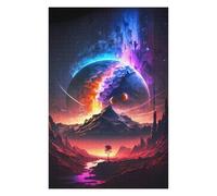 75x50cm/1000pcs Jigsaws for Teenagerss Puzzle Twilight on New Planet Puzzles for Adults Hands-on Game Home Decoration for Is Ideal As A Gift 75x50cm/1000pcs