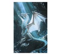 75x50cm/1000pcs Jigsaws for Teenagerss Puzzle White Dragons Resurgence Puzzles for Adults Hands-on Game Home Decoration for Is Ideal As A Gift 75x50cm/1000pcs