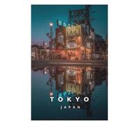 75x50cm/1000pcs Jigsaws for Teenagerss Tokyo Light Puzzle for Adults Relaxing Games Enhance Memory Gifts for Friends And Family 75x50cm/1000pcs