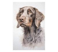 75x50cm/1000pcs Jigsaws German Wirehead Portrait Puzzles for Adults Anti-Stress Toys Pattern Assembly Deal As Gifts for The Whole Family 75x50cm/1000pcs