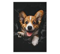 75x50cm/1000pcs Jigsaws Pemproke Welsh Corgi Puzzles for Adults Anti-Stress Toys Pattern Assembly Deal As Gifts for The Whole Family 75x50cm/1000pcs
