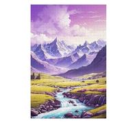 75x50cm/1000pcs Jigsaws The River in The Mountains Puzzles for Adults Anti-Stress Toys Pattern Assembly Deal As Gifts for The Whole Family 75x50cm/1000pcs
