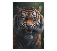 75x50cm/1000pcs Jigsaws Tiger Generative AI Puzzles for Adults Anti-Stress Toys Pattern Assembly Deal As Gifts for The Whole Family 75x50cm/1000pcs