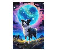 75x50cm/1000pcs Puzzle For Adults Dreamy Dog Planet Puzzle for Adults Relaxing Games Staycation Kill Time Unique Birthday And Gifts 75x50cm/1000pcs