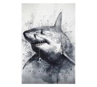75x50cm/1000pcs Puzzle For Adults Shark Inked Marine Hunter Puzzle for Adults DIY Toys Presents for Women Deal As Gifts for The Whole Family 75x50cm/1000pcs