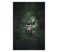 75x50cm/1000pcs Puzzle For Adults Trophy Deer Head Stag Puzzle for Adults Relaxing Games Staycation Kill Time Unique Birthday And Gifts 75x50cm/1000pcs