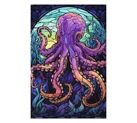 75x50cm/1000pcs Puzzles for Adults Amazing Octopus Abstract Teenagers Puzzles Hands-on Game Enhance Memory Unique Gifts for Birthday And Christmas 75x50cm/1000pcs