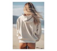 75x50cm/1000pcs Puzzles for Adults Beachside Hoodie Vibes Jigsaw Puzzle Anti-Stress Toys Presents for Women Difficult And Challenge 75x50cm/1000pcs