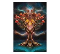 75x50cm/1000pcs Puzzles for Adults Cosmic Tree of Unity Teenagers Puzzles Hands-on Game Enhance Memory Unique Gifts for Birthday And Christmas 75x50cm/1000pcs